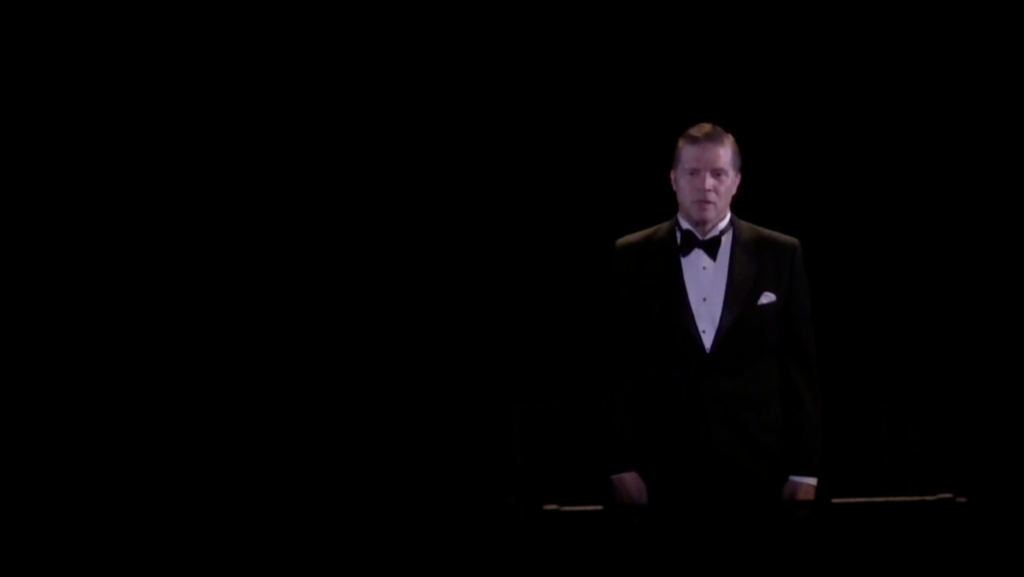 Man singing opera