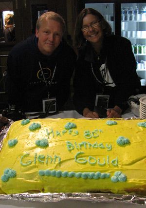 Glenn Gould Birthday Cake