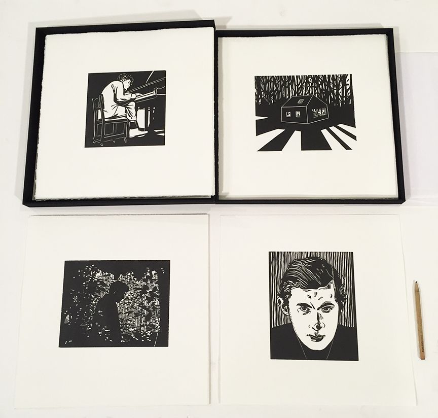 Berg's linocuts of Gould. 